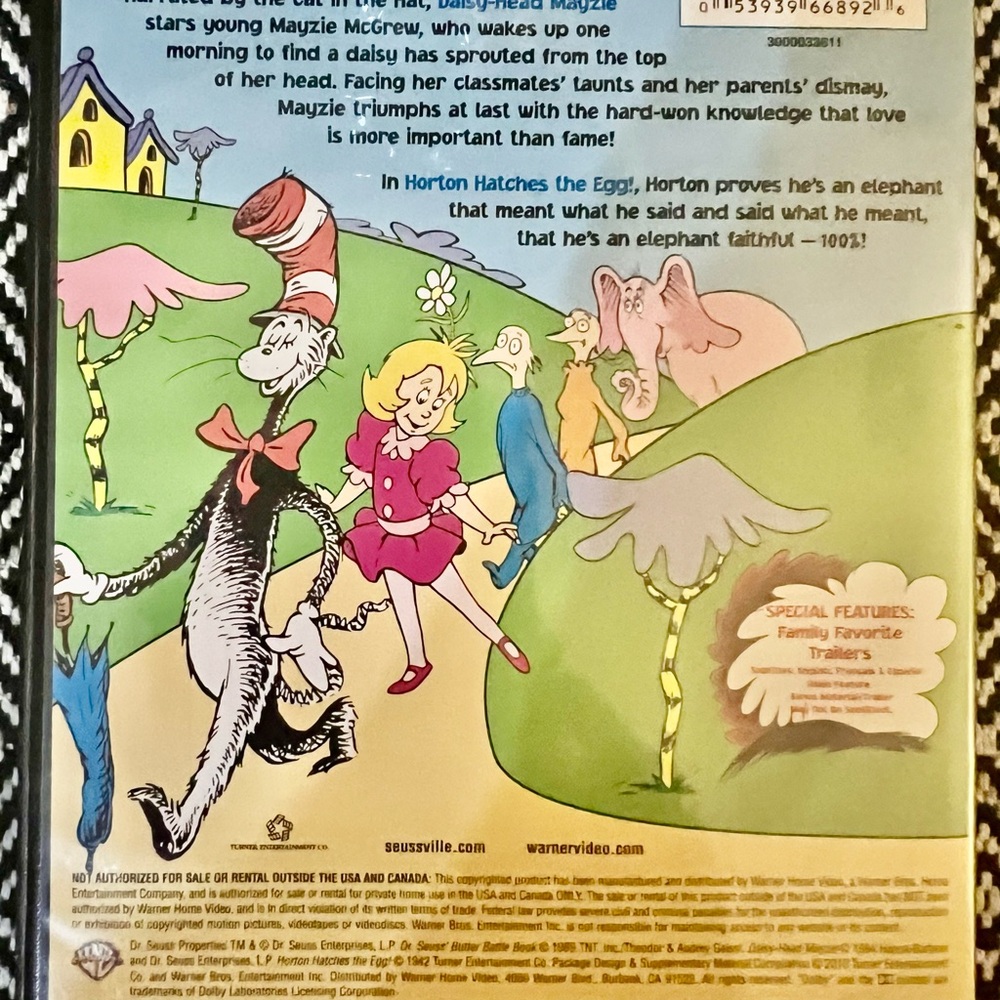 Dr. Seuss Animated DVD Cover